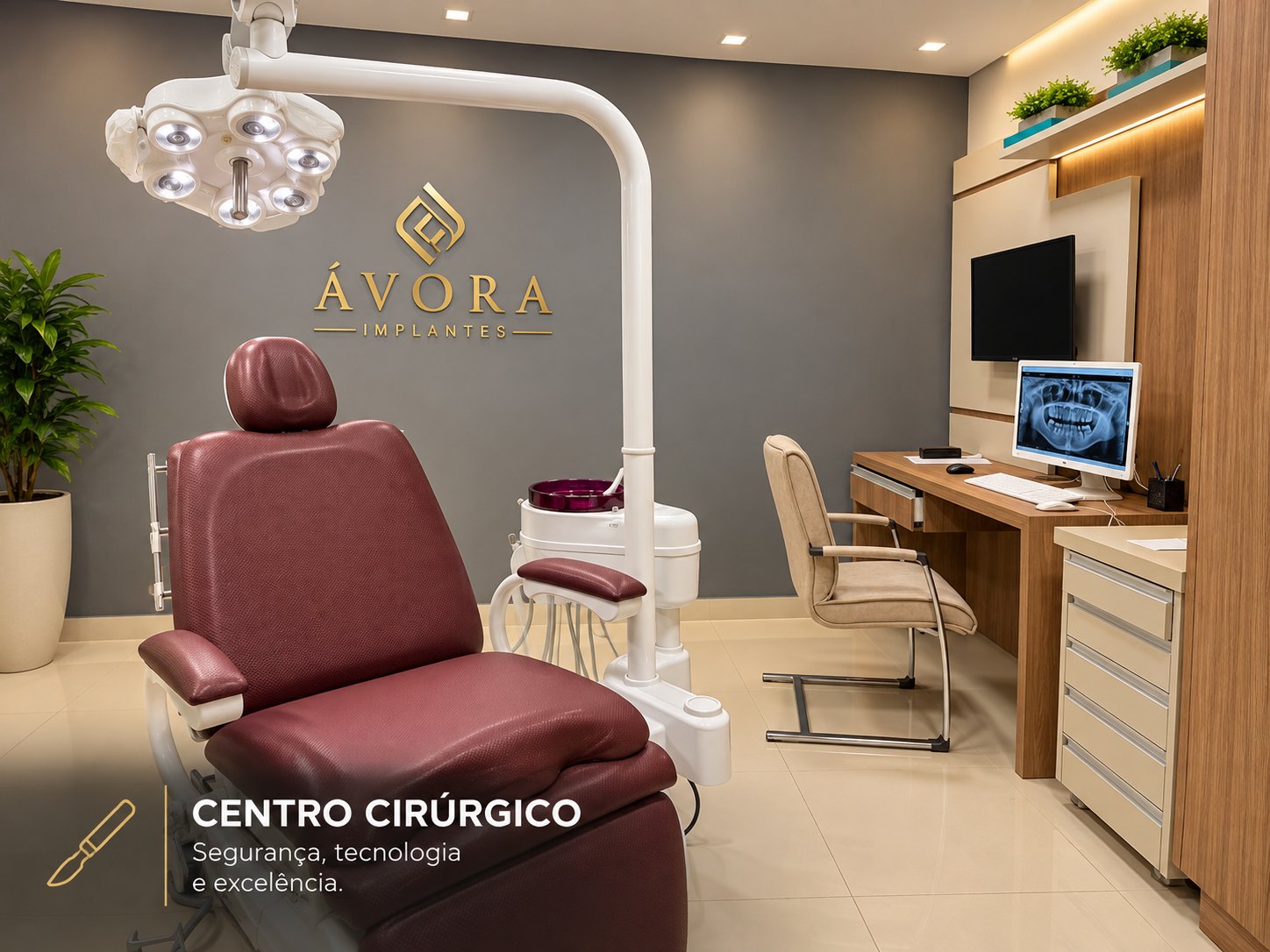 Centro cirúrgico da Ávora para tratamentos com implantes